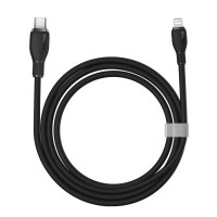 Кабель Baseus Pudding Series Fast Charging Cable Type-C to iP 20W 1.2m Cluster Black (Цвет Cluster Black) - фото № 6