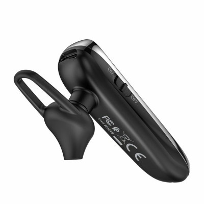 Bluetooth гарнітура HOCO E49 Young business wireless headset Black - изображение 3