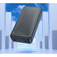 Зовнішній акумулятор BOROFONE BJ55A Graceful power bank (20000mAh) Black (Колір 7073) - фото № 4