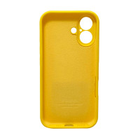 Чохол для смартфона Silicone Full Case AA Camera Protect for Apple iPhone 16 33,Canary Yellow (Колір Canary-Yellow) - фото № 3