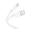 Кабель HOCO X97 Crystal color silicone charging data cable Micro white (6931474799838) - зображення 3
