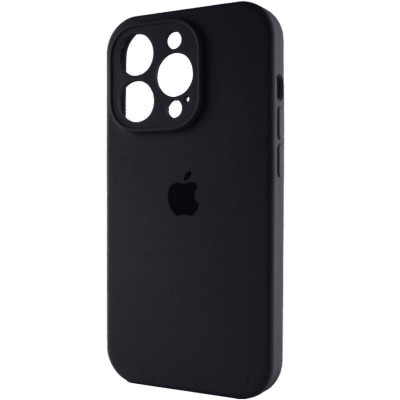 Чохол для смартфона Silicone Full Case AA Camera Protect for Apple iPhone 15 Pro 14,Black - зображення 3