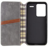 Чохол-книжка для смартфона Rubic Leather for Xiaomi Redmi Note 13 Pro Plus 5G Grey (30812)- № 3