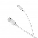 Кабель BOROFONE BX14 USB to Micro 2.4A, 3m, PVC, TPE connectors, White