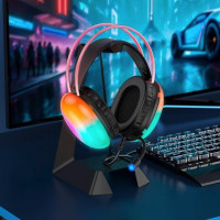 Навушники HOCO W109 Plus Rich USB7.1 channel gaming headphones Black (Цвет Черный) - фото № 8