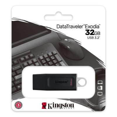 Flash Kingston USB 3.2 DT Exodia 32GB Black/White - изображение 1