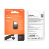 Адаптер BOROFONE BV18 USB male to Type-C female USB2.0 adapter Black (Черный)- № 5