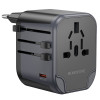 Мережевий зарядний пристрій BOROFONE BAC13 Leader 3-port PD20W(1C2A) universal conversion charger Black (7073)- № 4