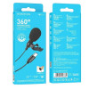 Бездротова мікрофонна система BOROFONE BFK11 Elegant lavalier microphone Type-C Black (Черный)- № 5