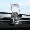 Автотримач для телефона BOROFONE BH84 Experience one-button car holder(air outlet) Black (7073)- № 7