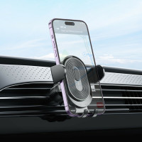 Автотримач для телефона BOROFONE BH84 Experience one-button car holder(air outlet) Black (Цвет 7073) - фото № 7