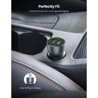 Автомобільний зарядний пристрій UGREEN CD213 Fast Car Charger (Dark Blue) (UGR-10144) (Цвет Dark Blue) - фото № 6
