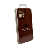 Чохол для смартфона Silicone Full Case AA Camera Protect for Apple iPhone 15 Pro Max 42,Saddle Brown (Колір Saddle-Brown) - фото № 2