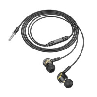 Навушники BOROFONE BM90 Miller universal earphones with microphone Black (Колір Black) - фото № 4
