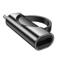 Адаптер HOCO UA32A C male to iP female display adapter Black (Колір 7073) - фото № 4