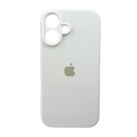 Чохол для смартфона Silicone Full Case AA Camera Protect for Apple iPhone 16 8,White