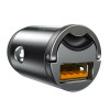 Автомобильное зарядное устройство Baseus Tiny Star Mini Quick Charge с USB-портом, 30 Вт, серое (VCHX-A0G) - изображение 2
