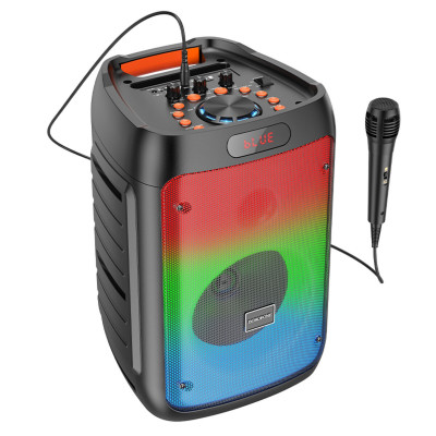Портативна колонка BOROFONE BP10 Fireworks outdoor BT speaker with mic Black - зображення 1
