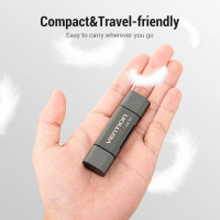 Кардридер Vention USB3.0 Multi-function Card Reader Gray Metal Type (CCHH0) (Колір Gray) - фото № 4