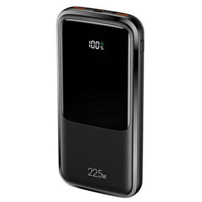 Зовнішній акумулятор Usams US-CD161 PB58 Dual QC3.0+PD Display 10000 mAh Black (10KCD16101) - зображення 1