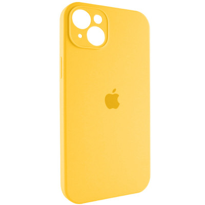 Чохол для смартфона Silicone Full Case AA Camera Protect for Apple iPhone 15 56,Sunny Yellow (FullAAi15-56) - изображение 2