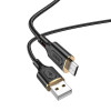 Кабель HOCO X95 Goldentop charging data cable Micro Black - зображення 2