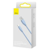 Кабель Baseus Jelly Liquid Silica Gel Fast Charging Data Cable USB to iP 2.4A 1.2m Blue (Синий)- № 2