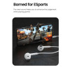 Навушники UGREEN EP101 Wired Earphones with 3.5mm Plug (White) (Белый)- № 5