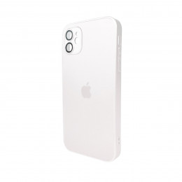 Чохол для смартфона AG Glass Matt Frame Color MagSafe Logo for Apple iPhone 11 Pearly White