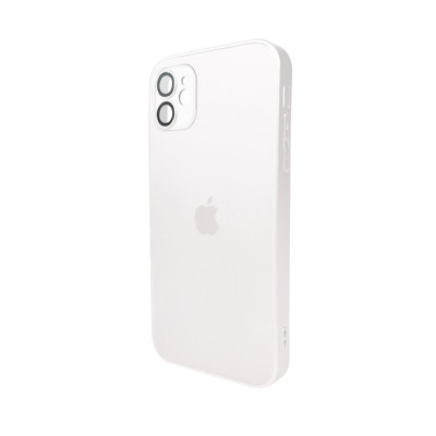 Чохол для смартфона AG Glass Matt Frame Color MagSafe Logo for Apple iPhone 11 Pearly White - изображение 1