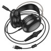 Навушники HOCO W109 Plus Rich USB7.1 channel gaming headphones Black (Черный)- № 6