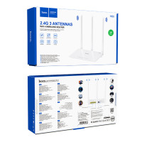 Маршрутизатор HOCO HI30 WiFi4 wireless router EU (Цвет 7068) - фото № 2