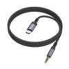 Перехідник BOROFONE BL24 Graceful digital audio conversion cable Type-C Metal Grey (Metal Gray)- № 4