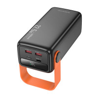 Зовнішній акумулятор BOROFONE BJ66 Magnifico 22.5W+PD20W fully compatible power bank (40000mAh) Black (Цвет Черный) - фото № 5