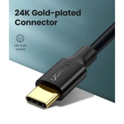 Кабель UGREEN US154 USB-C Male to USB 3.0 A Female Cable (Black)(UGR-30701) - зображення 3