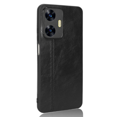 Чохол для смартфона Cosmiс Leather Case for Realme C55 Black (CoLeathRealC55Black) - зображення 2