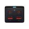 Мережевий зарядний пристрій Baseus GaN3 Pro Desktop Powerstrip AC+2U+2C 100W EU Black (With Mini White Cable Type-C to Type-C 100W(20V/5A) 1m Black） (Черный)- № 5