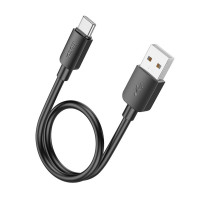 Кабель HOCO X96 Hyper 27W charging data cable Type-C (L=0.25M) Black