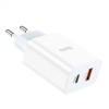 Мережевий зарядний пристрій HOCO C97A PD20W+QC3.0 charger White (Белый)- № 3