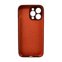 Чохол для смартфона Silicone Full Case AA Camera Protect for Apple iPhone 15 Pro Max 42,Saddle Brown (Колір Saddle-Brown) - фото № 3