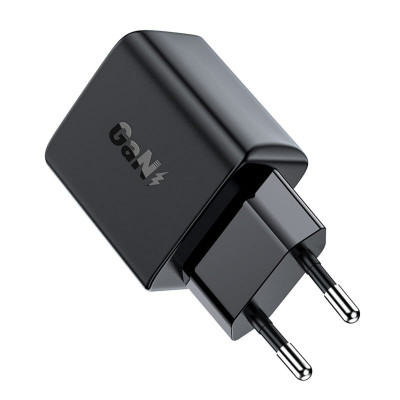 Мережевий зарядний пристрій ACEFAST A21 30W GaN single USB-C charger Black - зображення 3