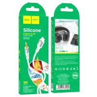 Аудiокабель HOCO UPA22 iP silicone digital audio conversion cable White (Цвет 7068) - фото № 2