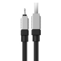 Кабель Baseus CoolPlay Series Fast Charging Cable USB to iP 2.4A 1m Black (Цвет 7073) - фото № 4
