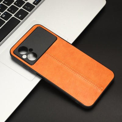 Чохол для смартфона Cosmiс Leather Case for Poco M5/M5 5G Orange (CoLeathPocoM5Orange) - зображення 5