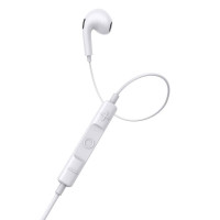 Навушники Baseus Encok 3.5mm lateral in-ear Wired Earphone H17 White (Колір Белый) - фото № 4