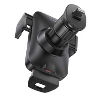 Автотримач для телефона з БЗП Baseus Wisdom Auto Alignment 15W Black (Цвет Черный) - фото № 2