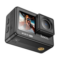 Екшн камера HOCO DV102 4K anti-shake sports camera Black (Колір 7073) - фото № 6