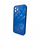 Чохол для смартфона AG Glass Gradient LV Frame for Apple iPhone 11 Navy Blue