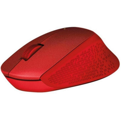 Маніпулятор миша бездротова LOGITECH Wireless M330 Silent Plus Red - изображение 1