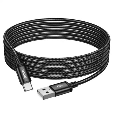 Кабель HOCO X91 Radiance charging data cable for Type-C(L=3M) Black - зображення 5